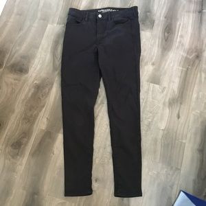 American Eagle Black Hi-Rise Jeggings (Size 10)